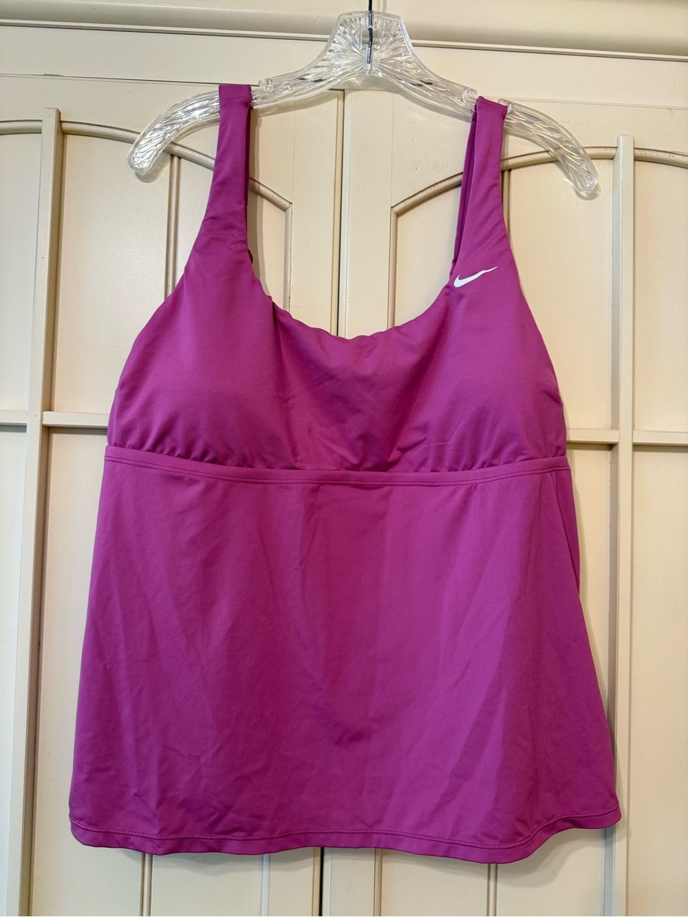 Nike Pink Athletic Tankini Top EUC XXL